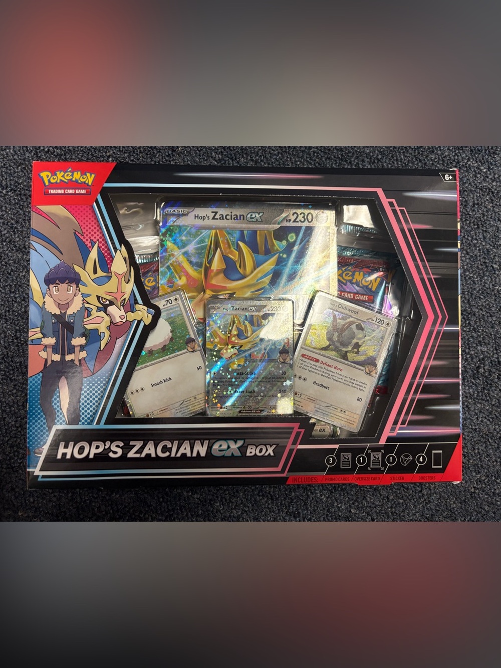 Pokemon Zacian Ex Box